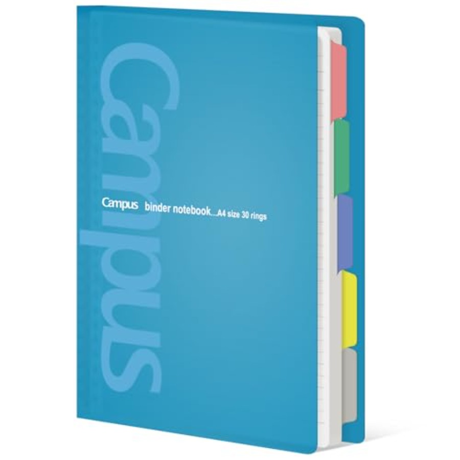 Tab Divider A4 - 5 Subject Spiral Notebook, Campus A4