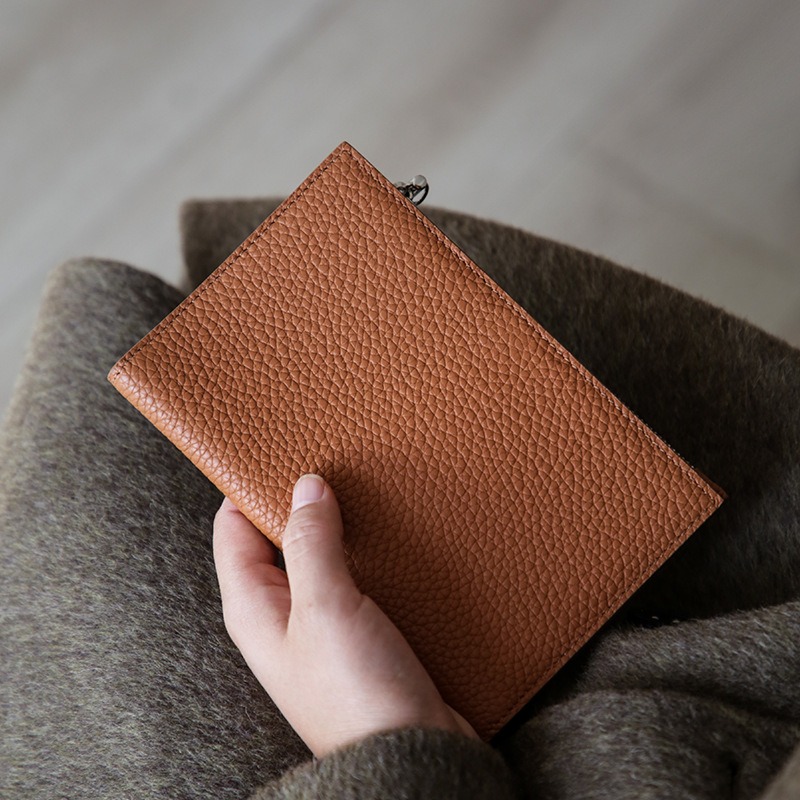 Leather Passport Holder Covers - Index Card Holder บทวิจารณ์และราคา