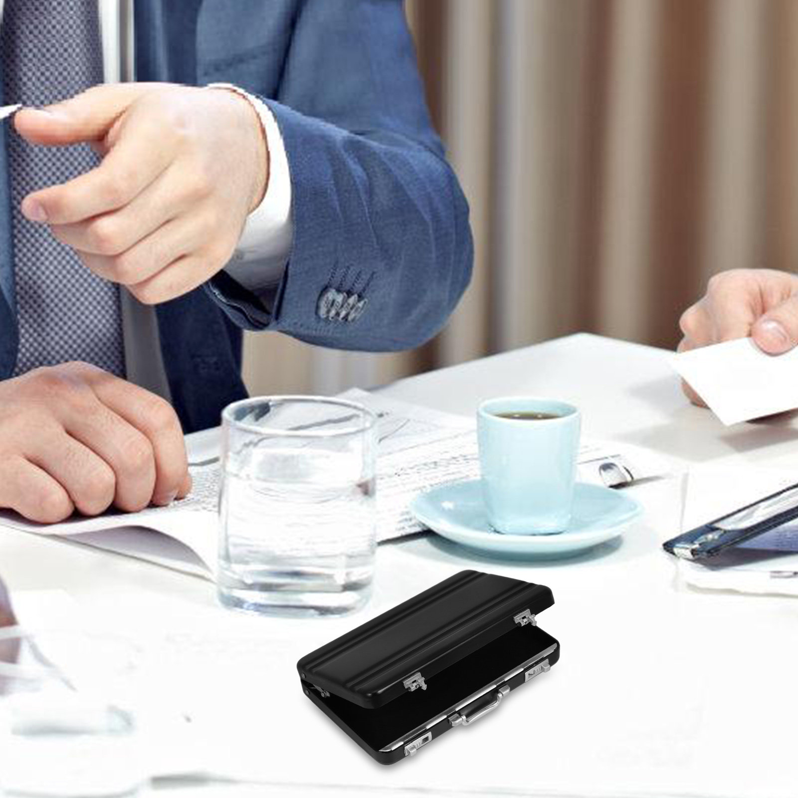 Premium Aluminum Alloy Cards S - Index Card Holder บทวิจารณ์และราคา