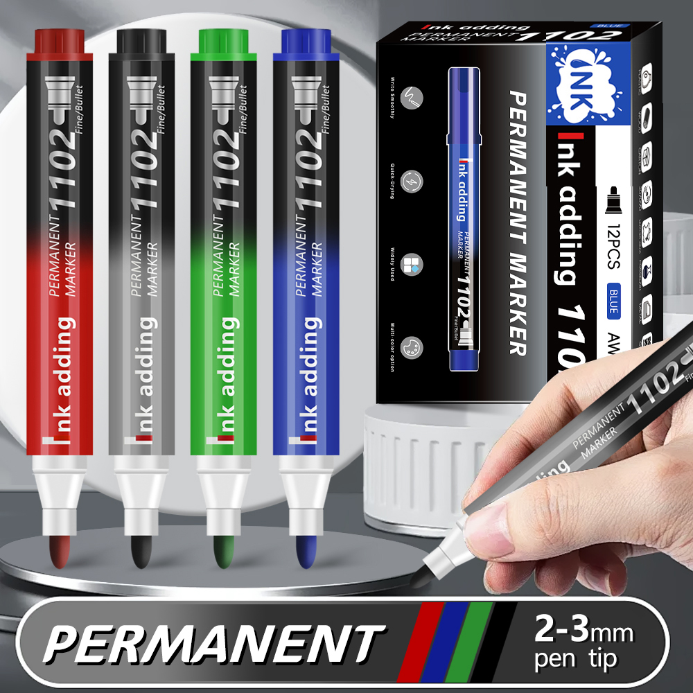4/6/12 pcs/Set Permanent Marke - Correction Pen Fine บทวิจารณ์และราคา