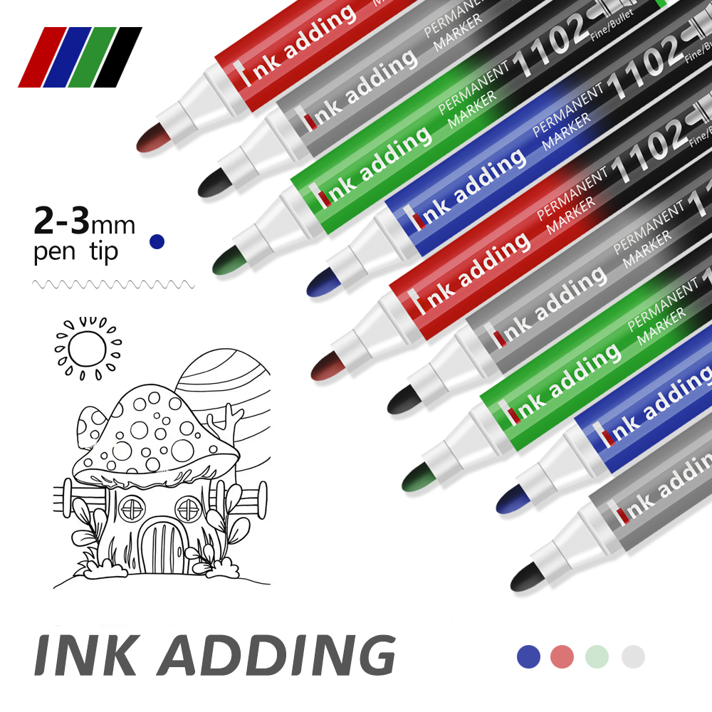 4/6/12 pcs/Set Permanent Marke - Correction Pen Fine บทวิจารณ์และราคา