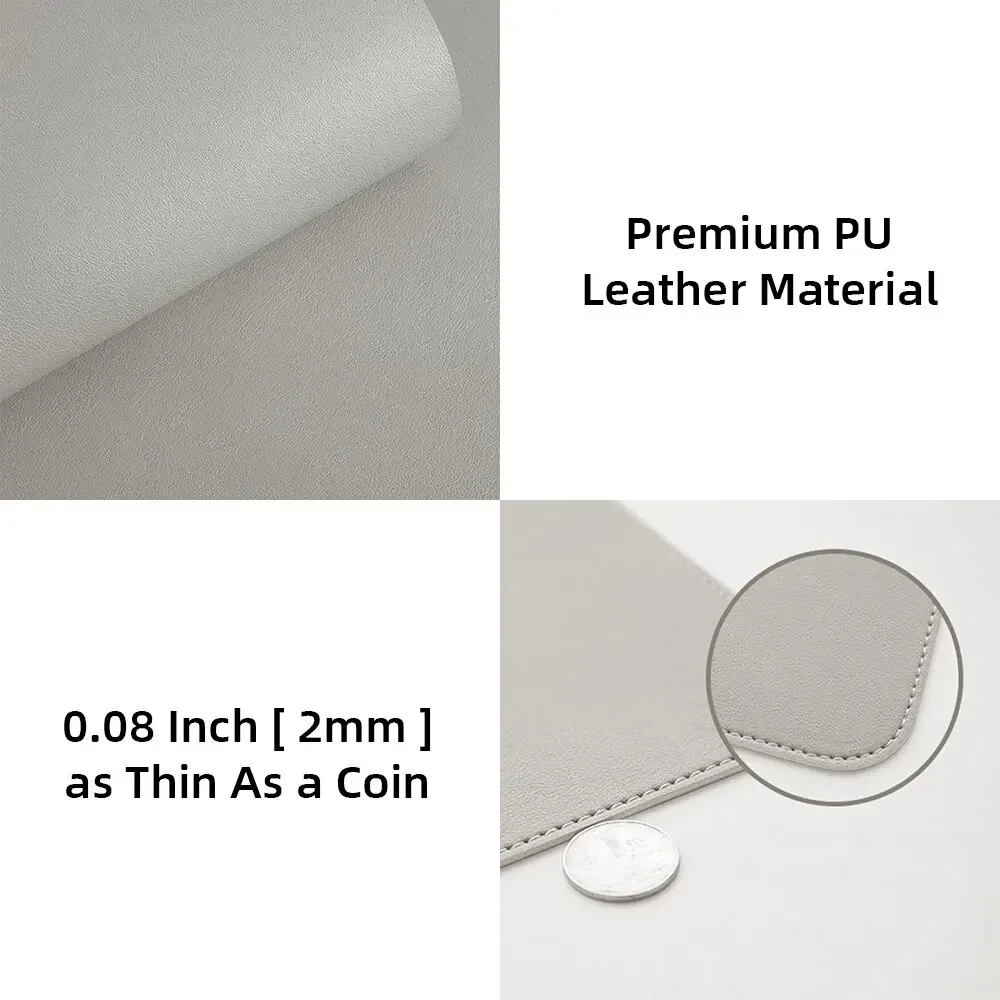 1 Pcs Large Size 60*30mm Offic - Leather Desk Pad บทวิจารณ์และราคา