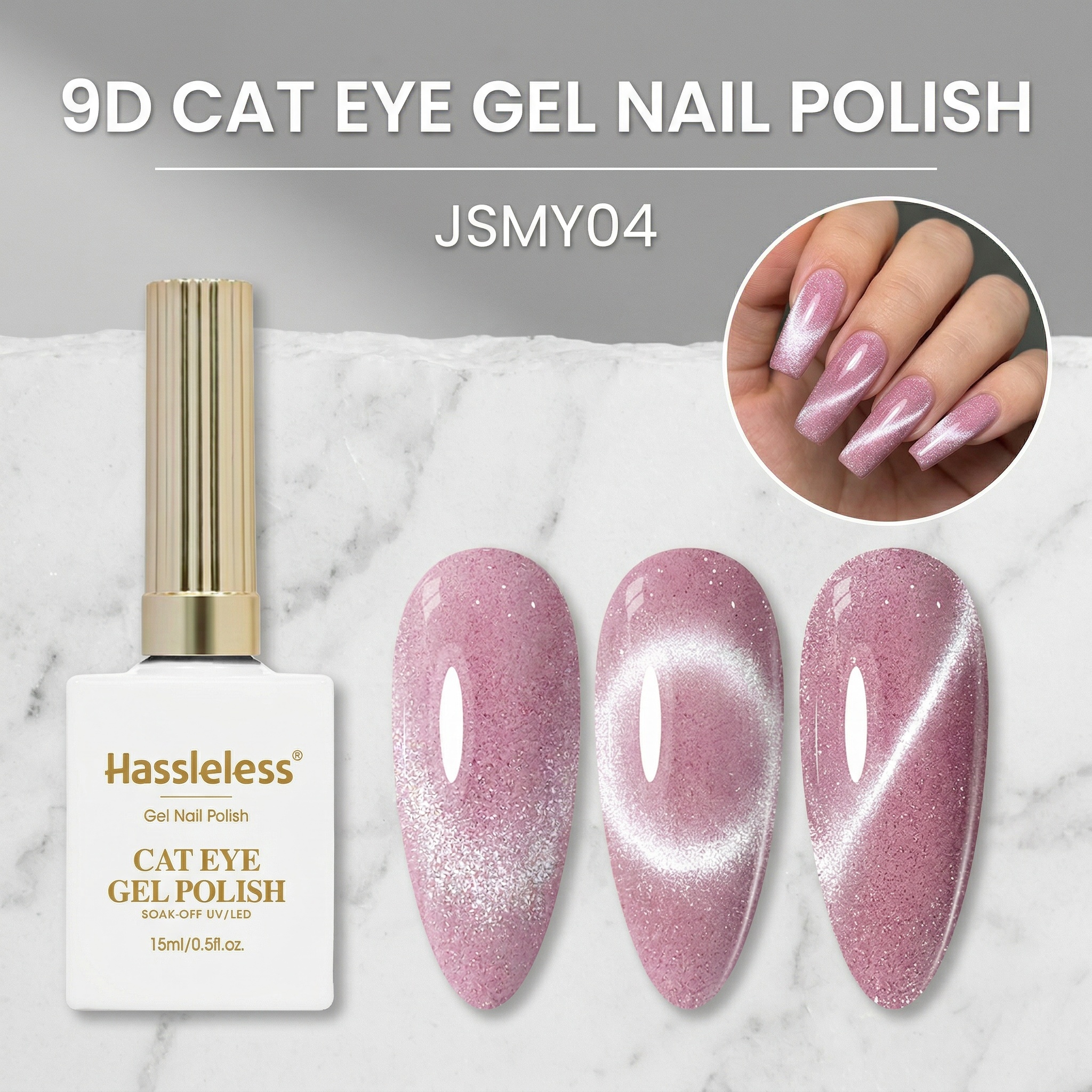 Hassleless 1-bottle pack, 15ml - Gel Refill Pack บทวิจารณ์และราคา