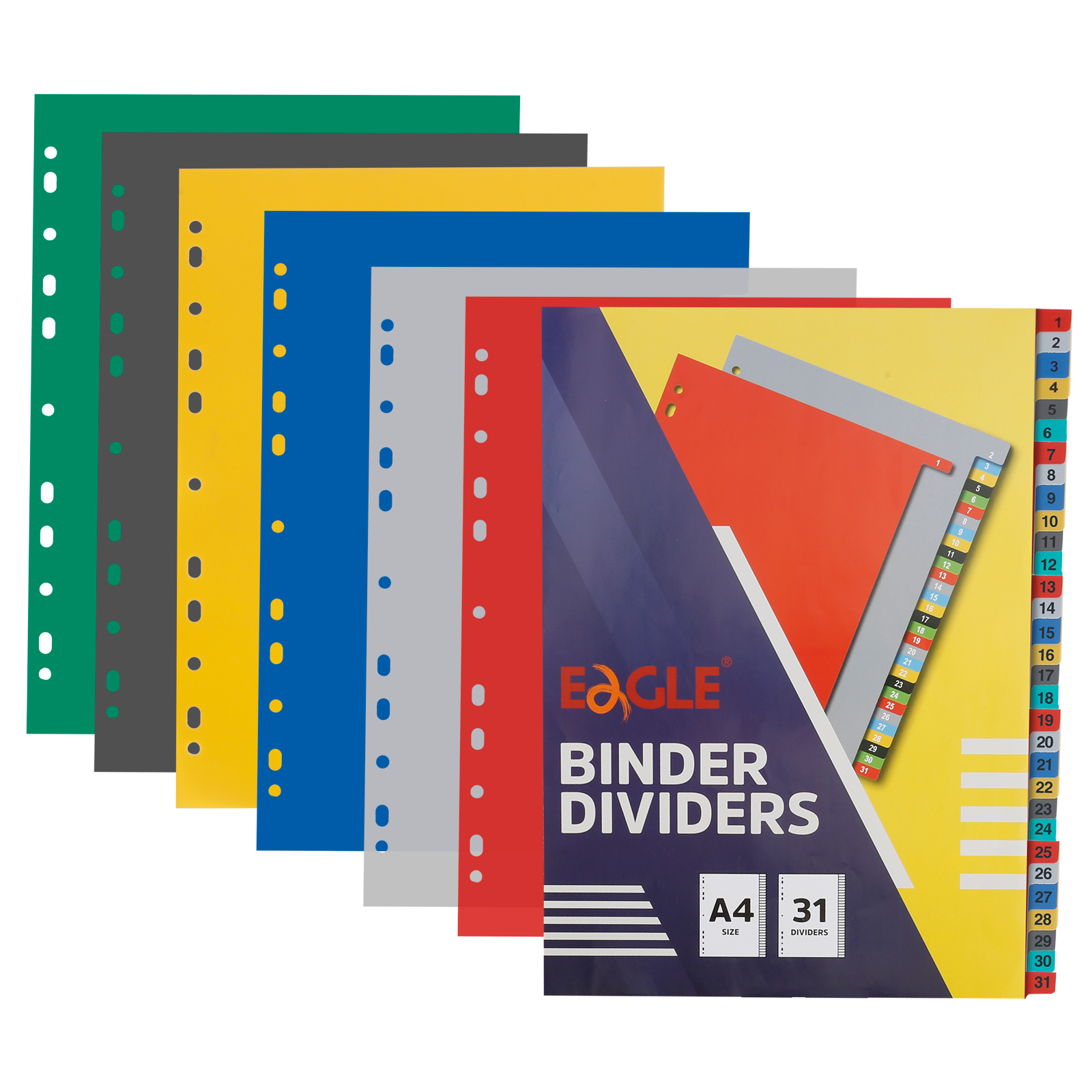 EAGLE A4 Binder Index Divider  - Tab Divider A4 บทวิจารณ์และราคา