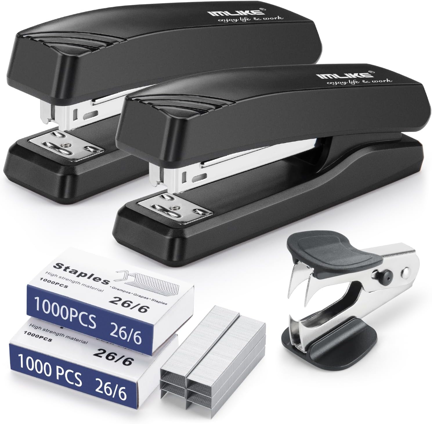 Half Strip Desk Stapler 2-Pack - Stapler Half Strip บทวิจารณ์และราคา