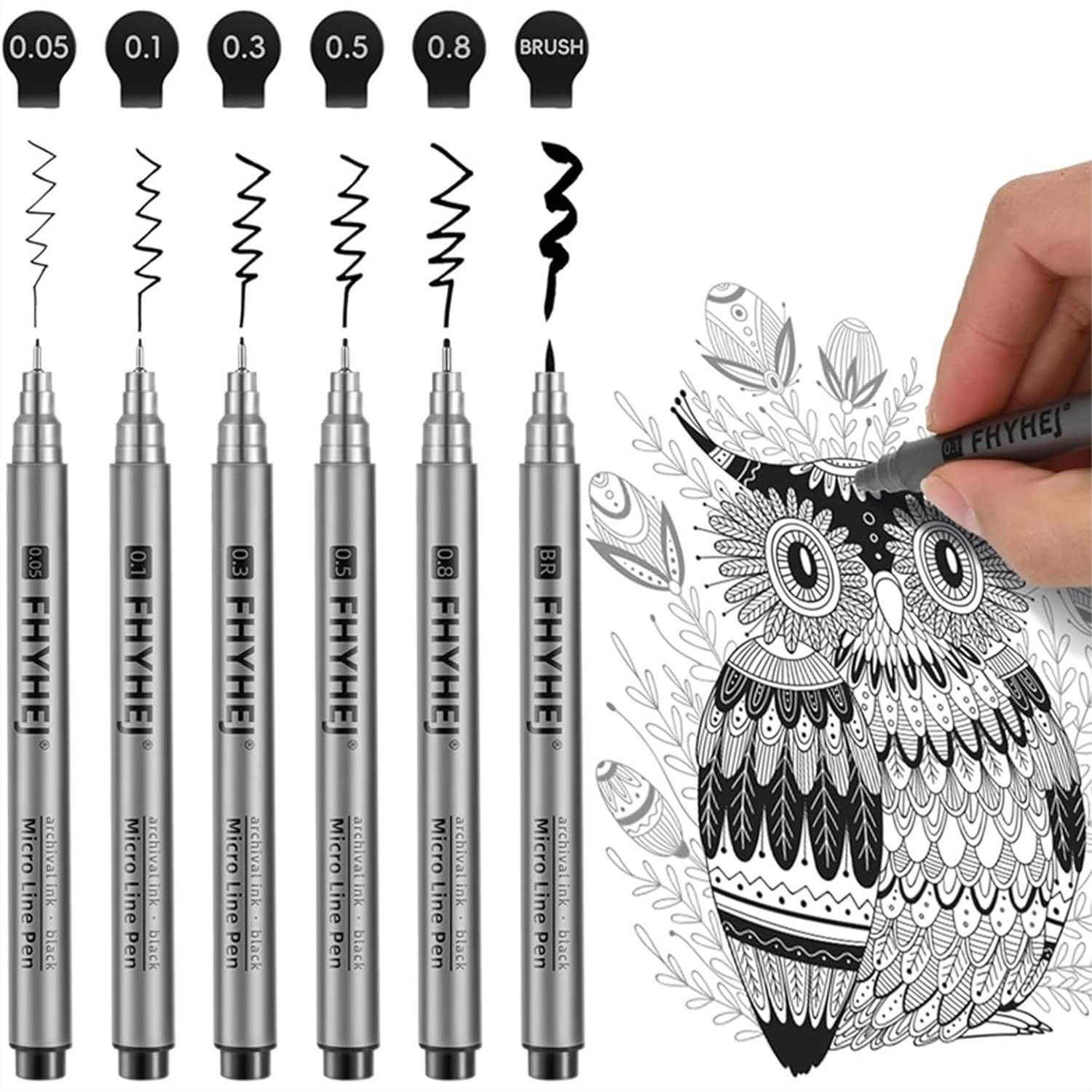 Micro Fineliner Drawing Art Pe - Archive Box Set บทวิจารณ์และราคา