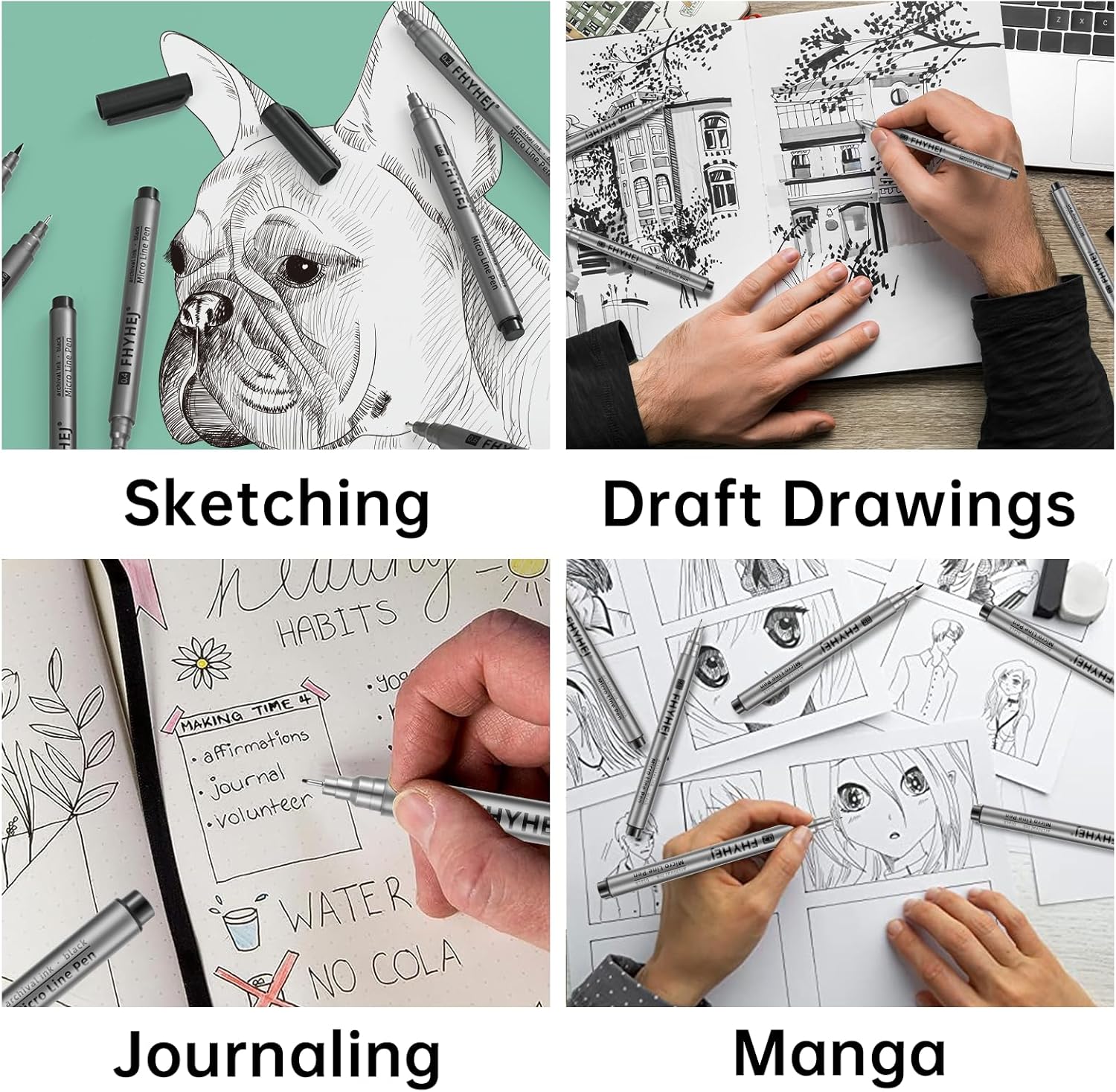 Micro Fineliner Drawing Art Pe - Archive Box Set บทวิจารณ์และราคา