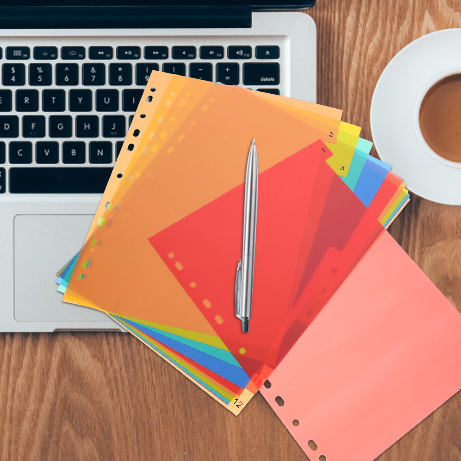Binder Dividers A4 Colored Pla - Tab Divider A4 บทวิจารณ์และราคา