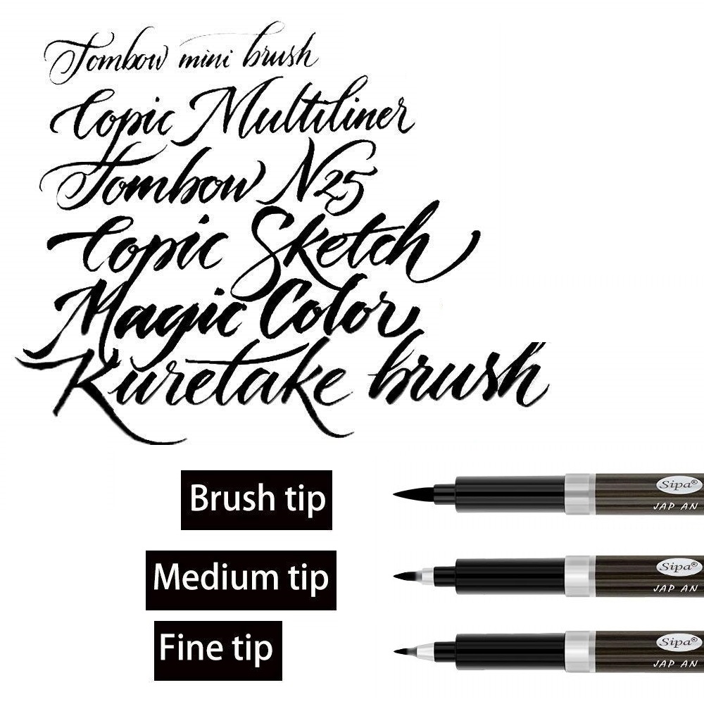 3pcs Calligraphy Pen Set Fine  - Correction Pen Fine บทวิจารณ์และราคา