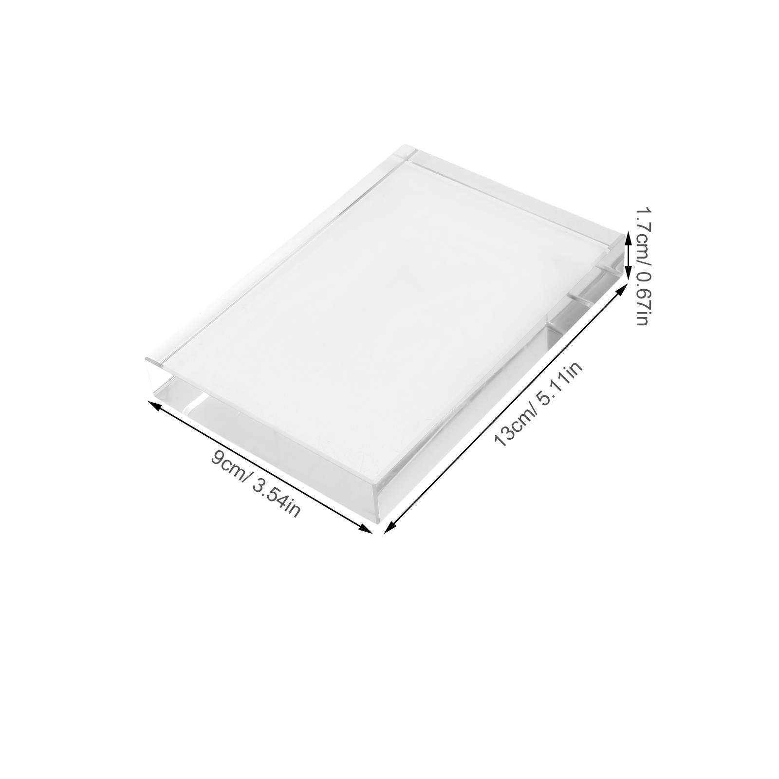 Clear Crystal Square Paperweig - Paper Weight Crystal บทวิจารณ์และราคา
