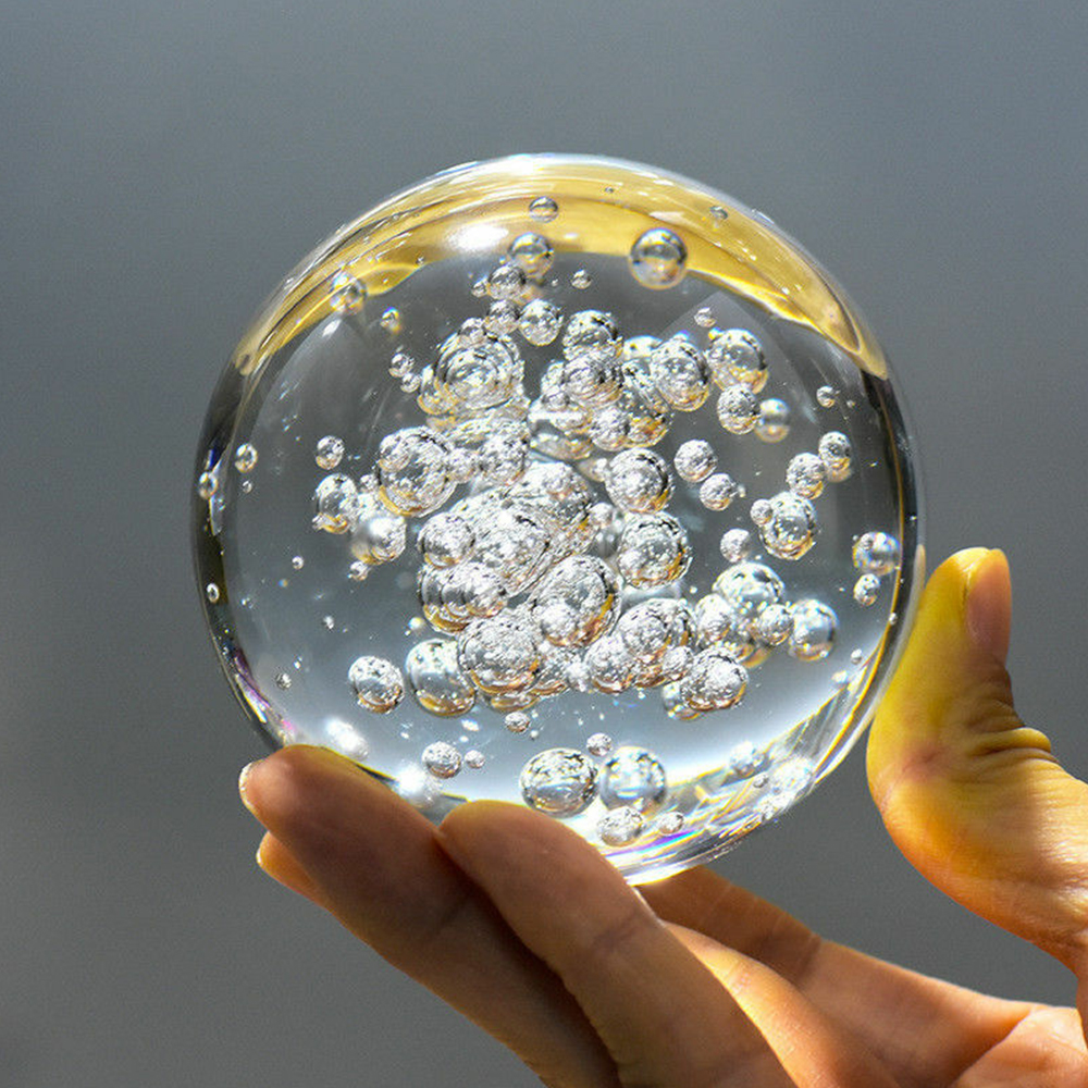 40/60/80MM Clear Bubble Crysta - Paper Weight Crystal บทวิจารณ์และราคา