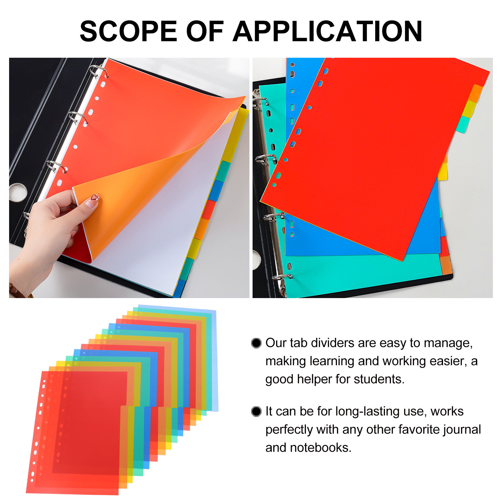 1Set Index Binder Dividers A4  - Tab Divider A4 บทวิจารณ์และราคา