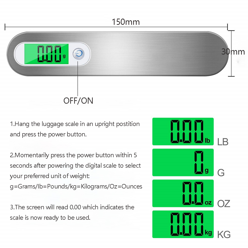Portable Digital Hanging Scale - Tape Dispenser Weighted บทวิจารณ์และราคา
