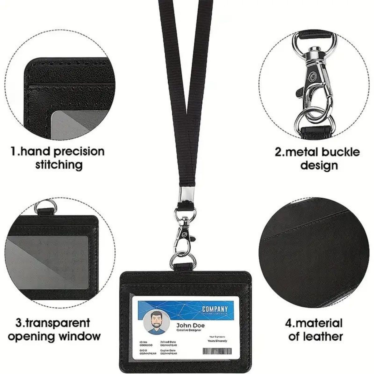 1 pc Horizontal ID badge holde - Index Card Holder บทวิจารณ์และราคา