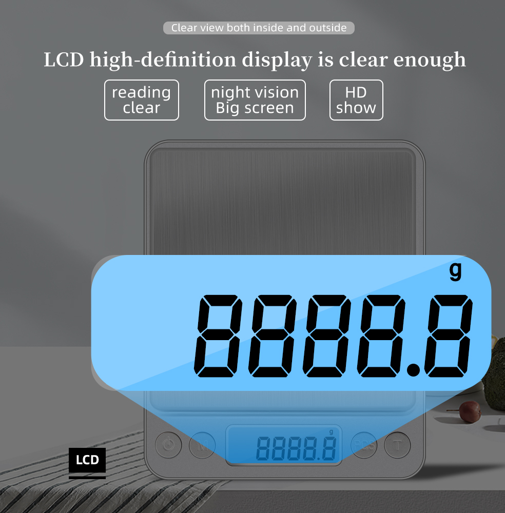3000g 0.1g Electronic Scale LC - Tape Dispenser Weighted บทวิจารณ์และราคา