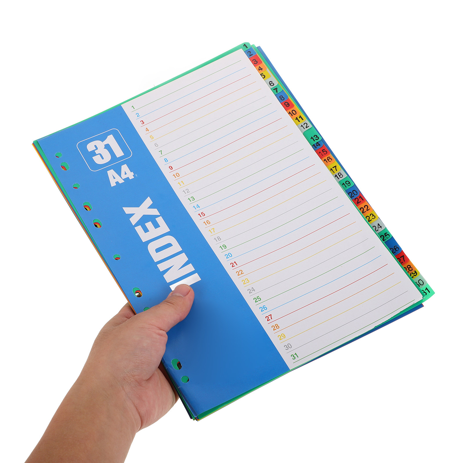 1Set A4 11-Hole PP Index Divid - Tab Divider A4 บทวิจารณ์และราคา