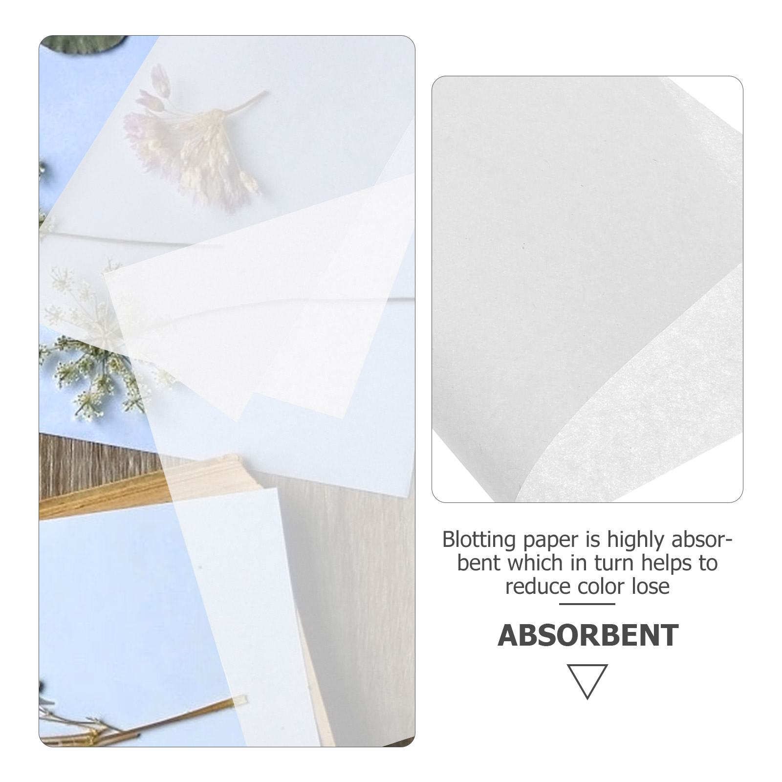 30pcs Flower Pressing Blotting - Ink Blotter Paper บทวิจารณ์และราคา