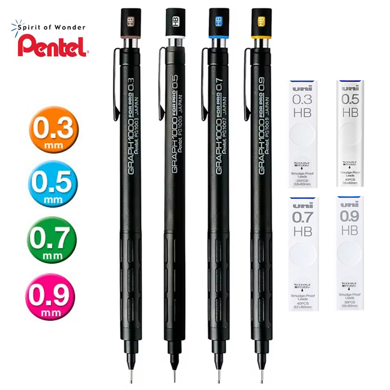 Pentel PG1000 Graph For PRO Bl - Mechanical Pencil 0.3 บทวิจารณ์และราคา