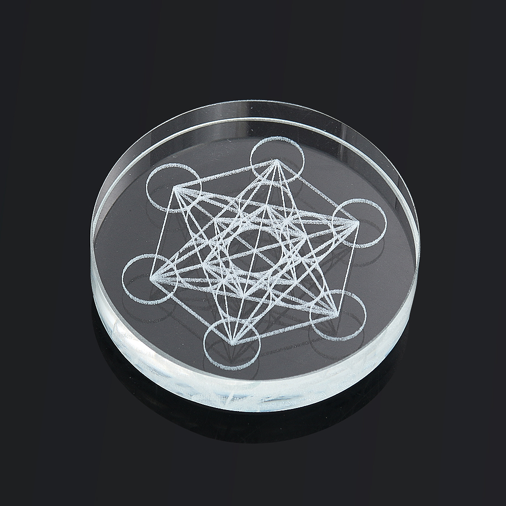 Metatron Cube Crystal Display  - Paper Weight Crystal บทวิจารณ์และราคา