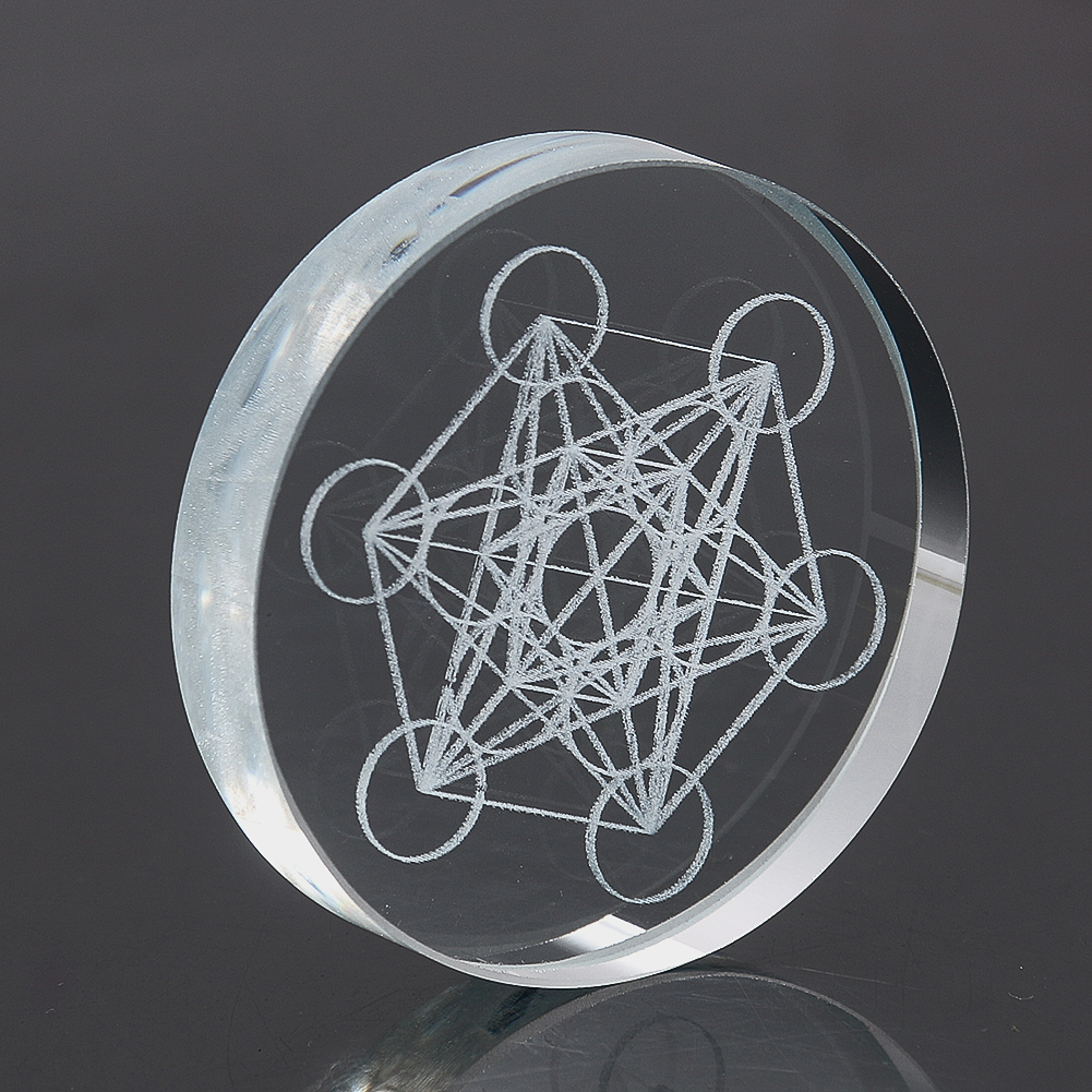 Metatron Cube Crystal Display  - Paper Weight Crystal บทวิจารณ์และราคา