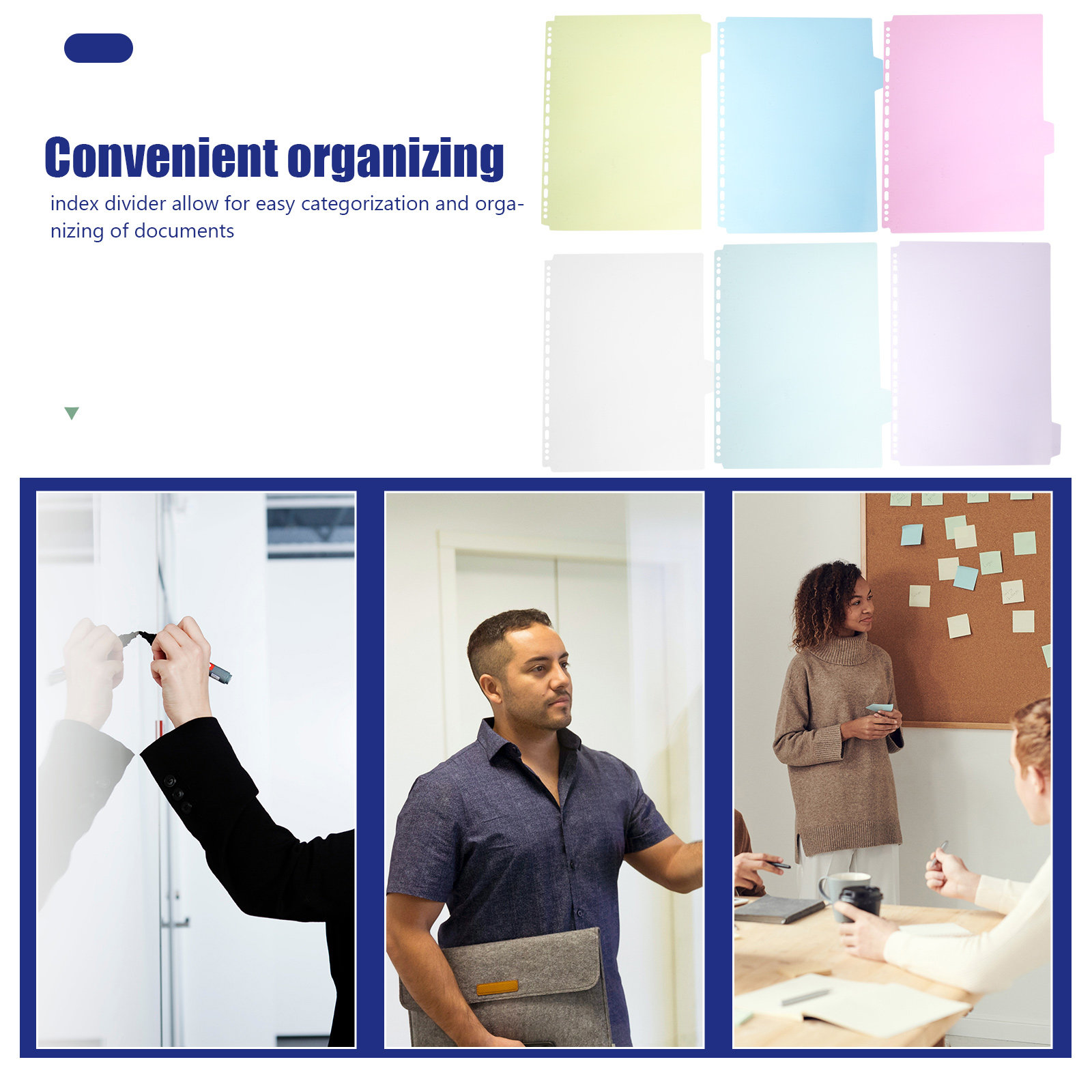 6Pcs Tabbed Binder Dividers A4 - Tab Divider A4 บทวิจารณ์และราคา