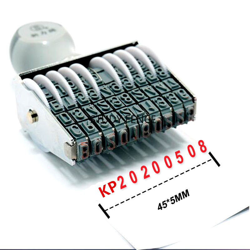 1pc Letter and Number Date Sta - Rubber Date Stamp บทวิจารณ์และราคา