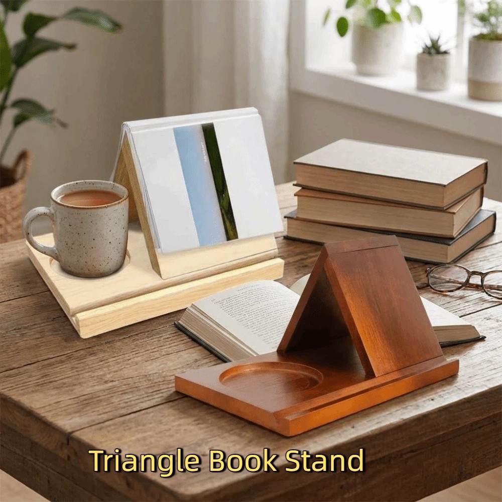 Minimalist 2 in 1 Triangle Woo - Magazine Holder Rack บทวิจารณ์และราคา