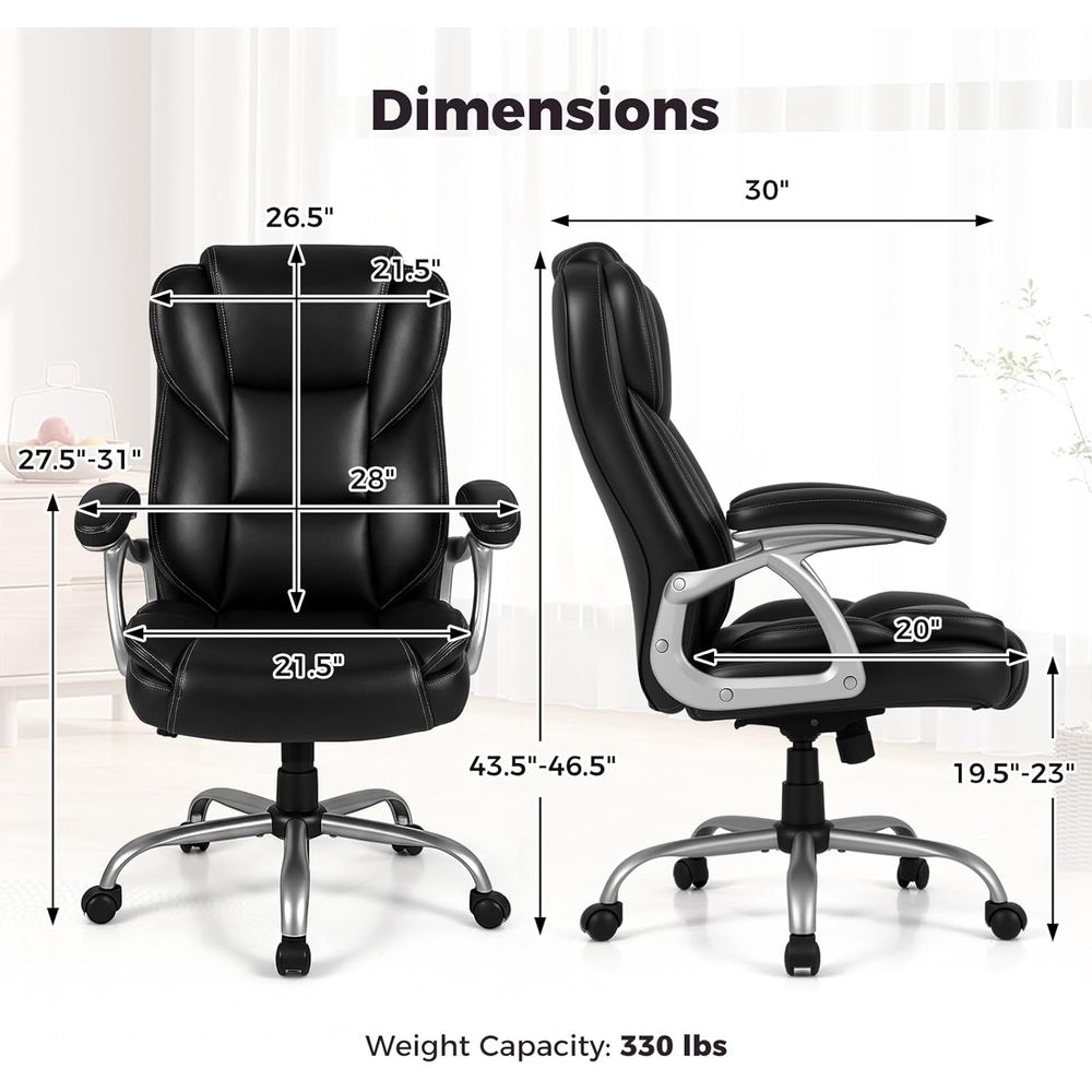 High Back Leather Ergonomic Sw - Leather Desk Pad บทวิจารณ์และราคา