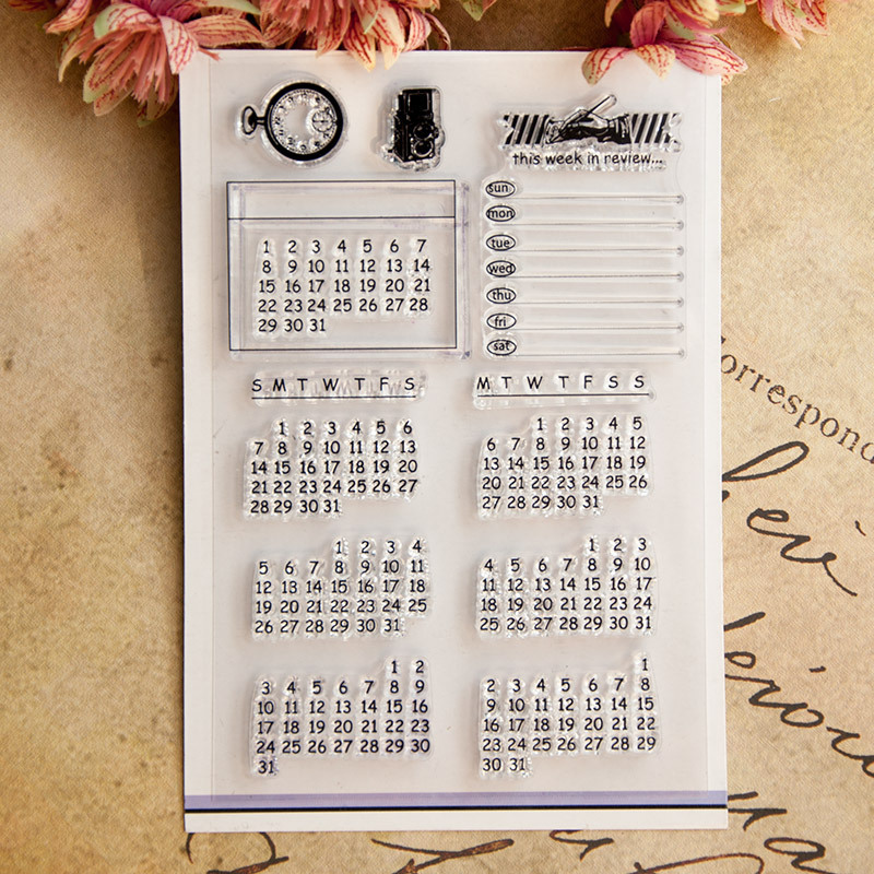 Date Week Month Number Symbol  - Rubber Date Stamp บทวิจารณ์และราคา