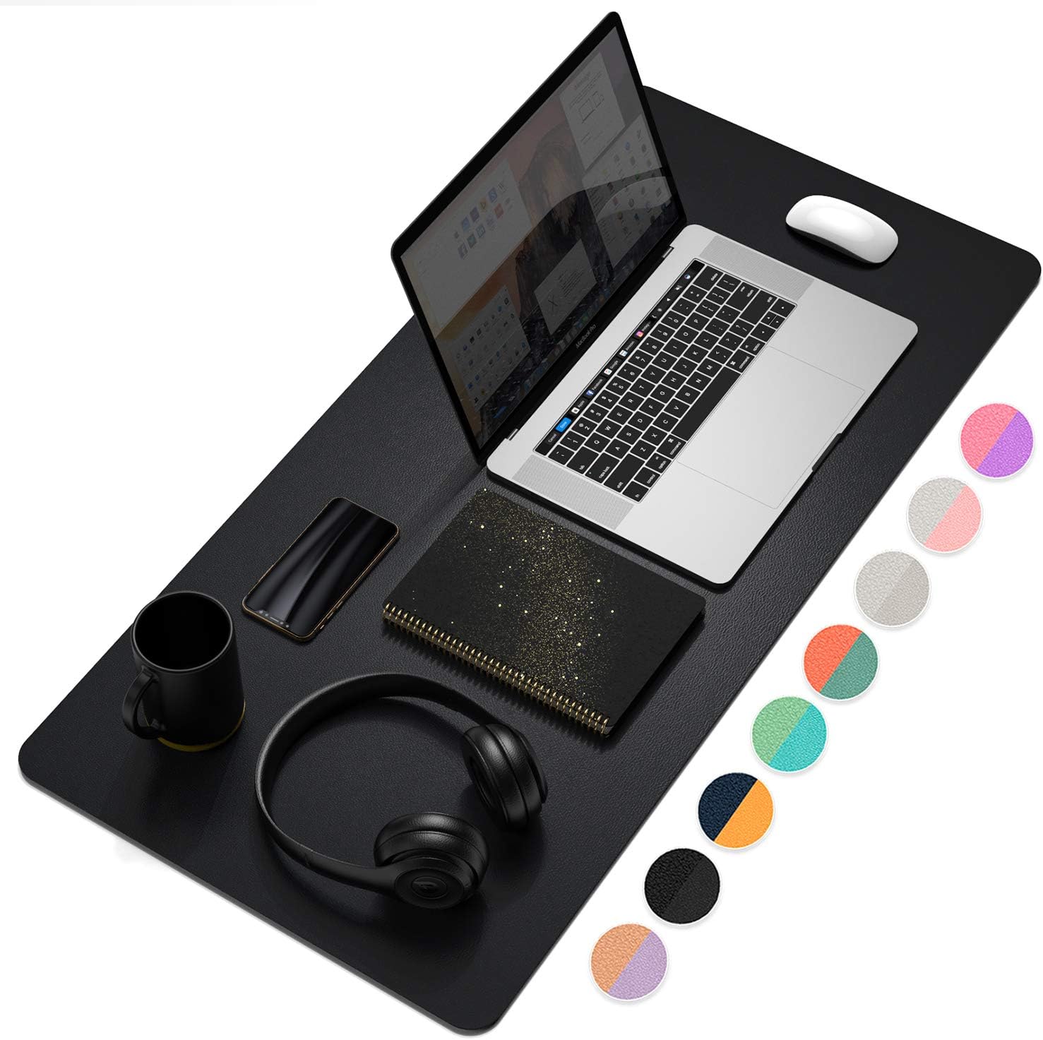 Dual-Sided Desk Pad Protector, - Leather Desk Pad บทวิจารณ์และราคา