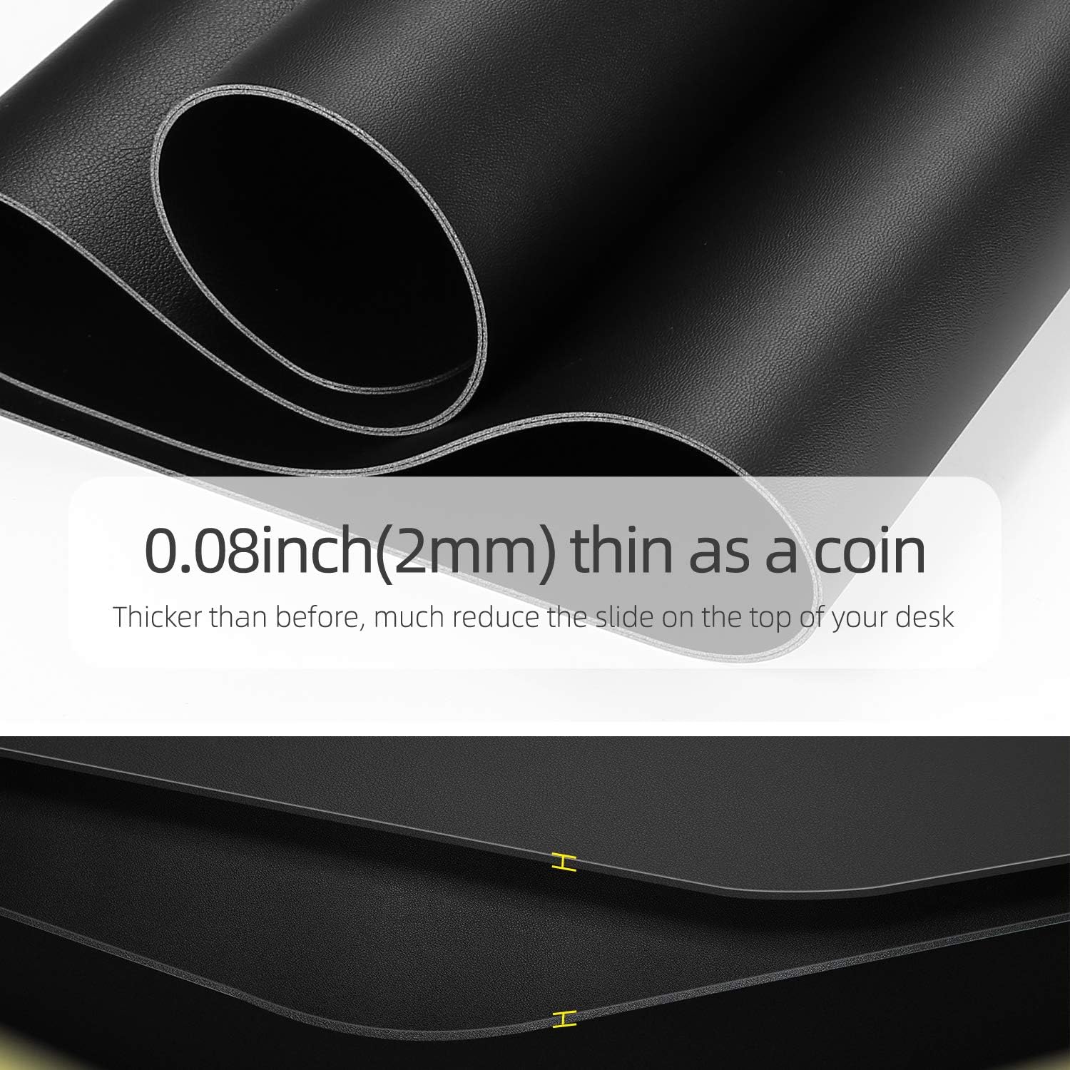 Dual-Sided Desk Pad Protector, - Leather Desk Pad บทวิจารณ์และราคา