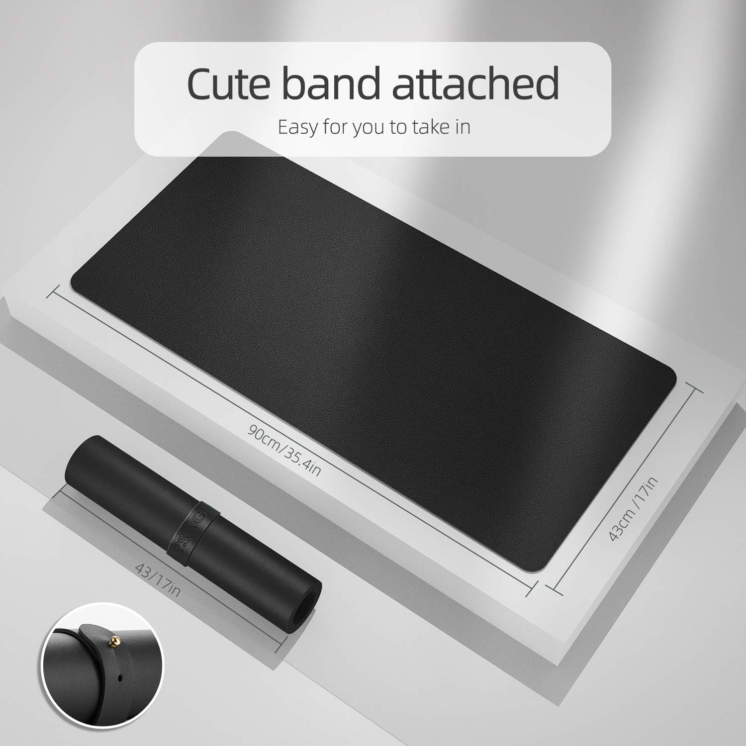 Dual-Sided Desk Pad Protector, - Leather Desk Pad บทวิจารณ์และราคา