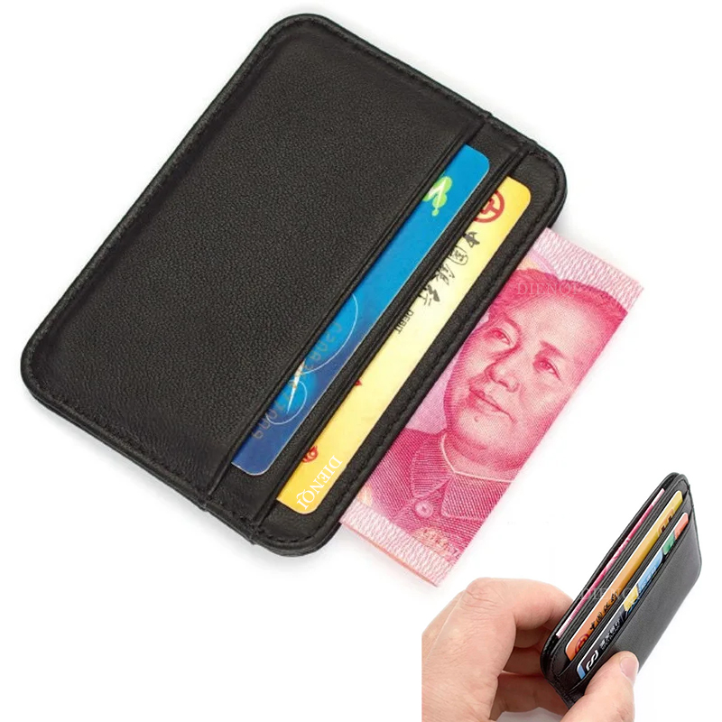 Genuine Leather Visit Card Hol - Index Card Holder บทวิจารณ์และราคา