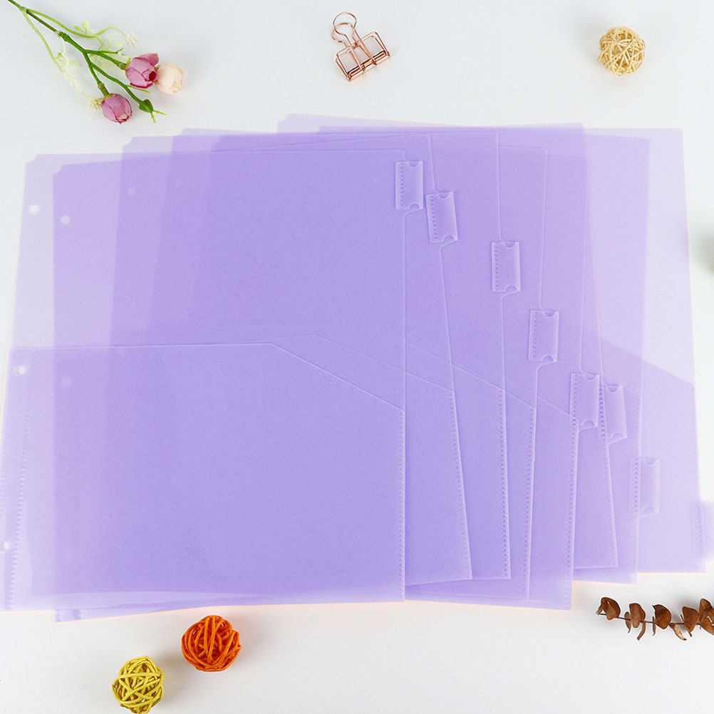 2Sets Binder Dividers Plastic  - Tab Divider A4 บทวิจารณ์และราคา