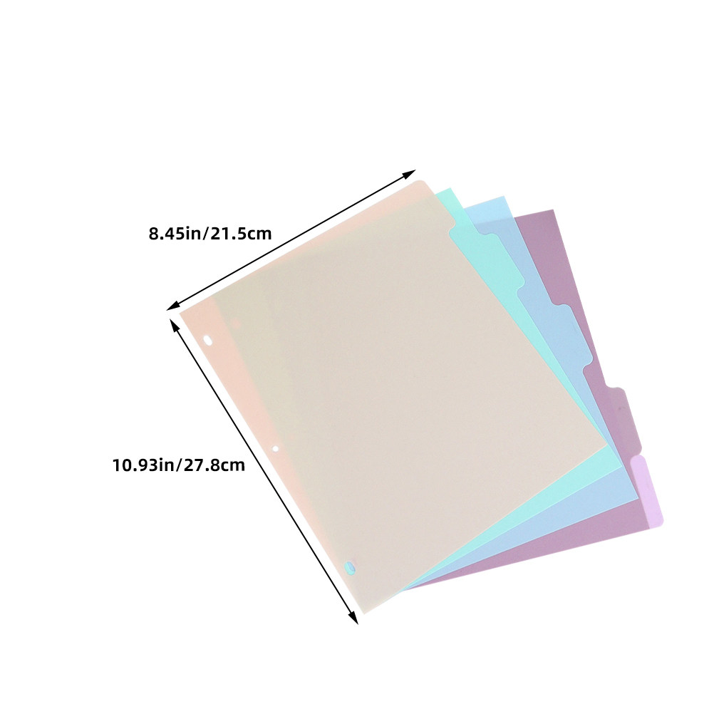 1Set Binder Dividers A4 Froste - Tab Divider A4 บทวิจารณ์และราคา
