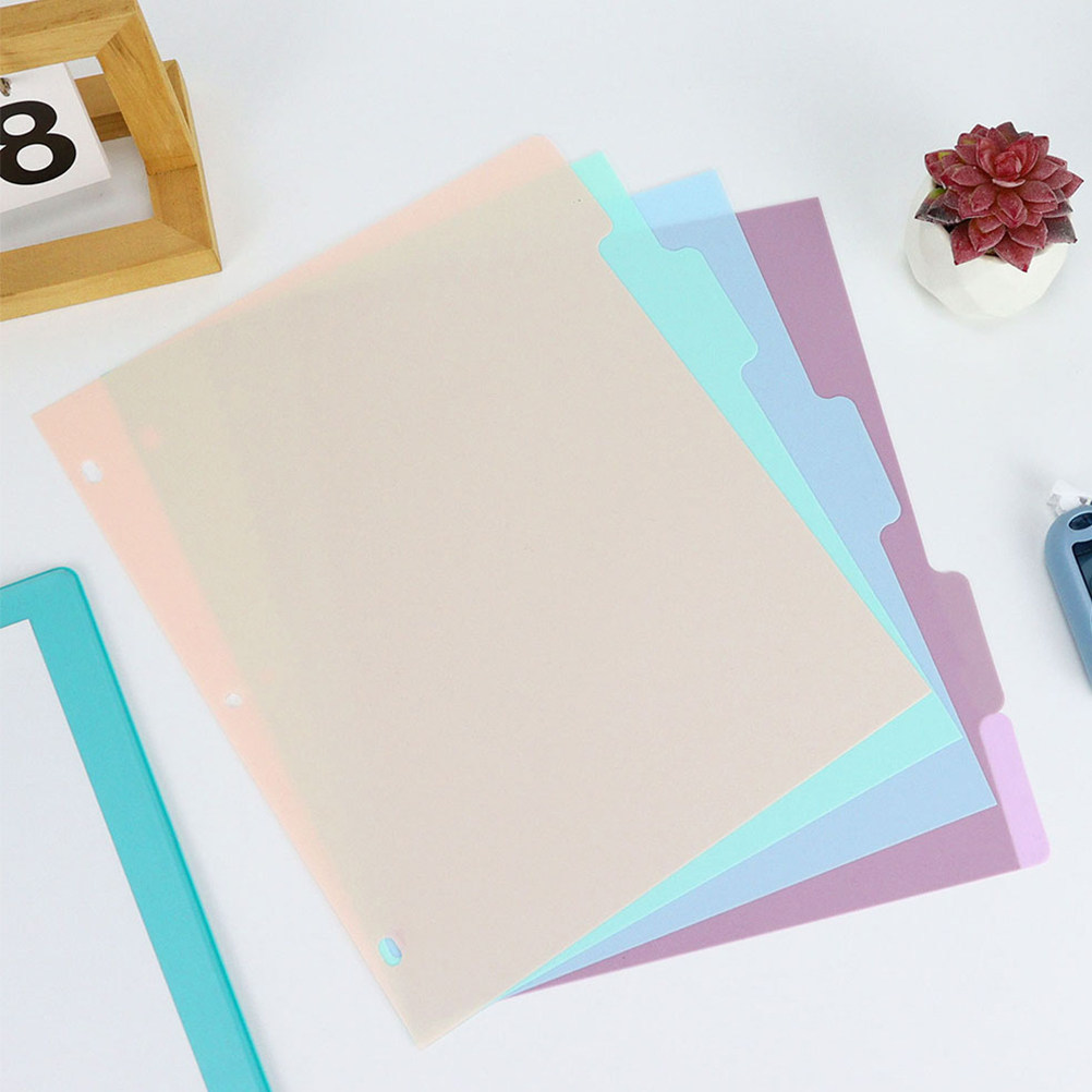 1Set Binder Dividers A4 Froste - Tab Divider A4 บทวิจารณ์และราคา