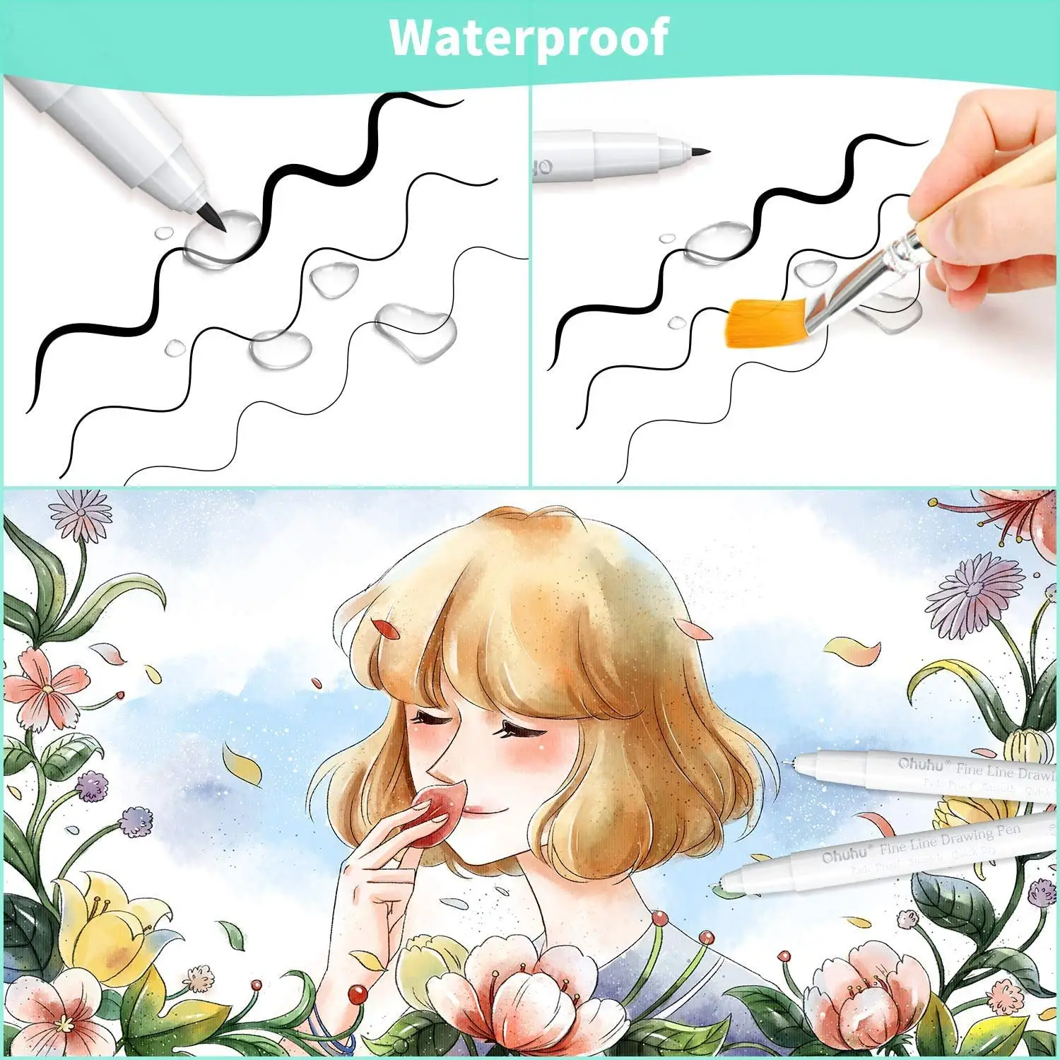 Ohuhu Micro Pen Fineliner Draw - Correction Pen Fine บทวิจารณ์และราคา
