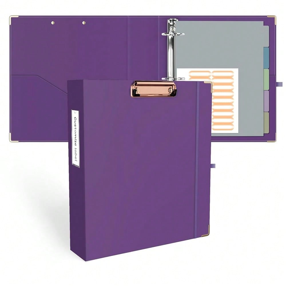 Mini 3 Ring Binder 2 Inch For  - Tab Divider A4 บทวิจารณ์และราคา