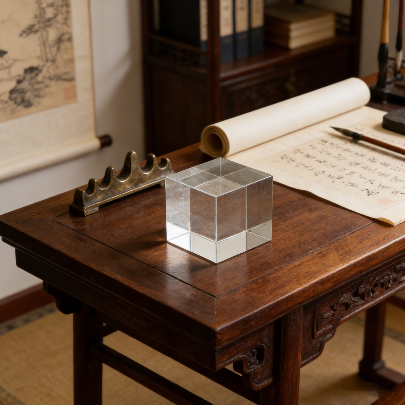 Square Crystal Paperweight Cle - Paper Weight Crystal บทวิจารณ์และราคา