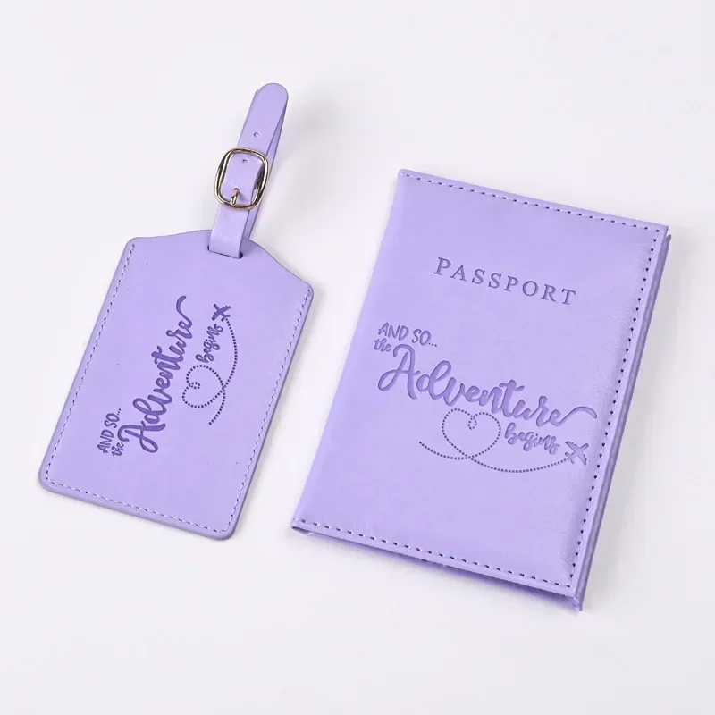 New Purple PU Leather Passport - Index Card Holder บทวิจารณ์และราคา