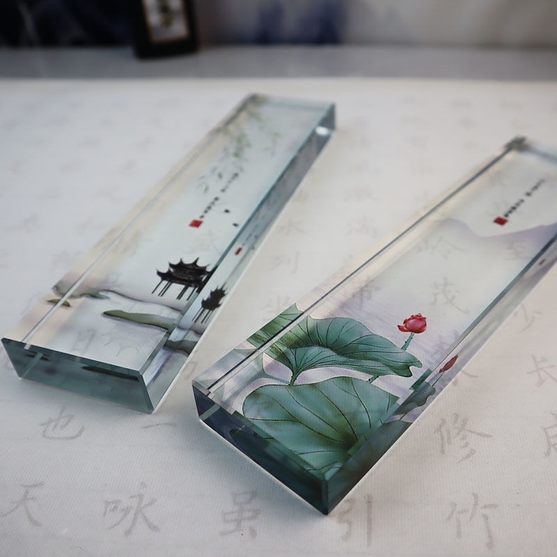 Glass Paperweight Traditional  - Book Weight Glass บทวิจารณ์และราคา
