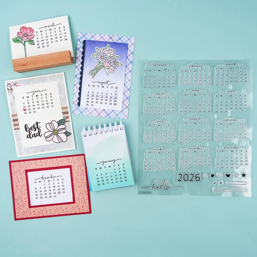 Calendar Date 2026 Clear Stamp - Rubber Date Stamp บทวิจารณ์และราคา