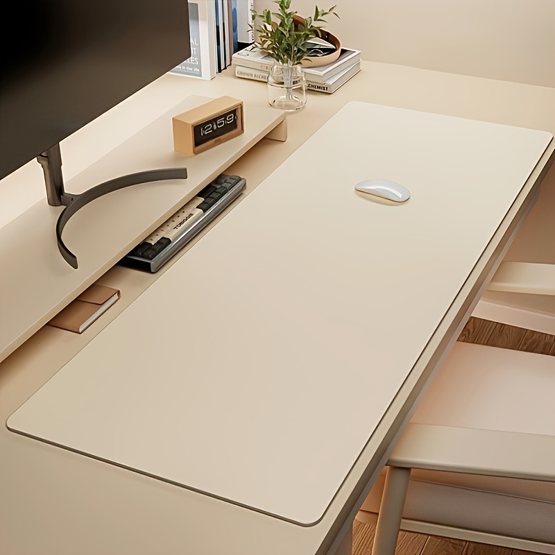 1pc Large Faux Leather Mouse P - Leather Desk Pad บทวิจารณ์และราคา
