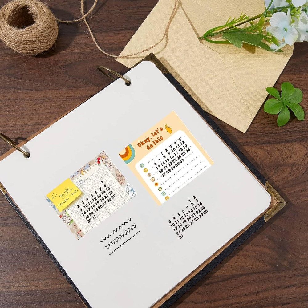 Calendar Date Clear Stamps Vin - Rubber Date Stamp บทวิจารณ์และราคา