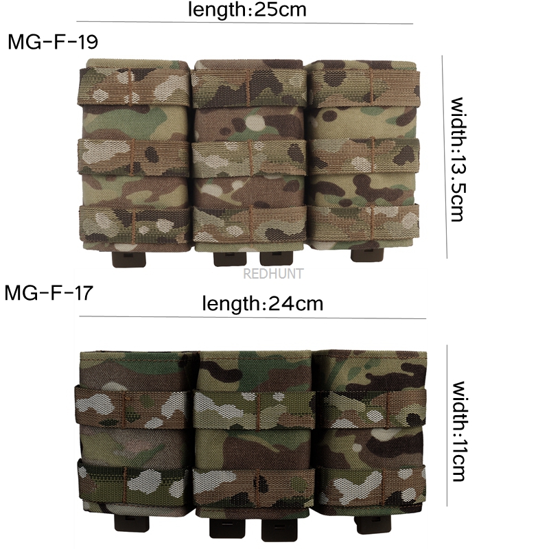 Molle Combat Bag Vest Mag Pouc - Magazine Holder Rack บทวิจารณ์และราคา