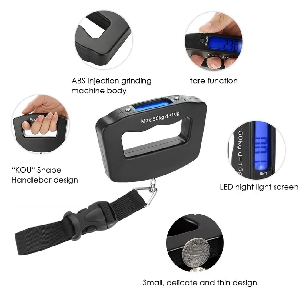 Portable LCD Digital Hanging S - Tape Dispenser Weighted บทวิจารณ์และราคา