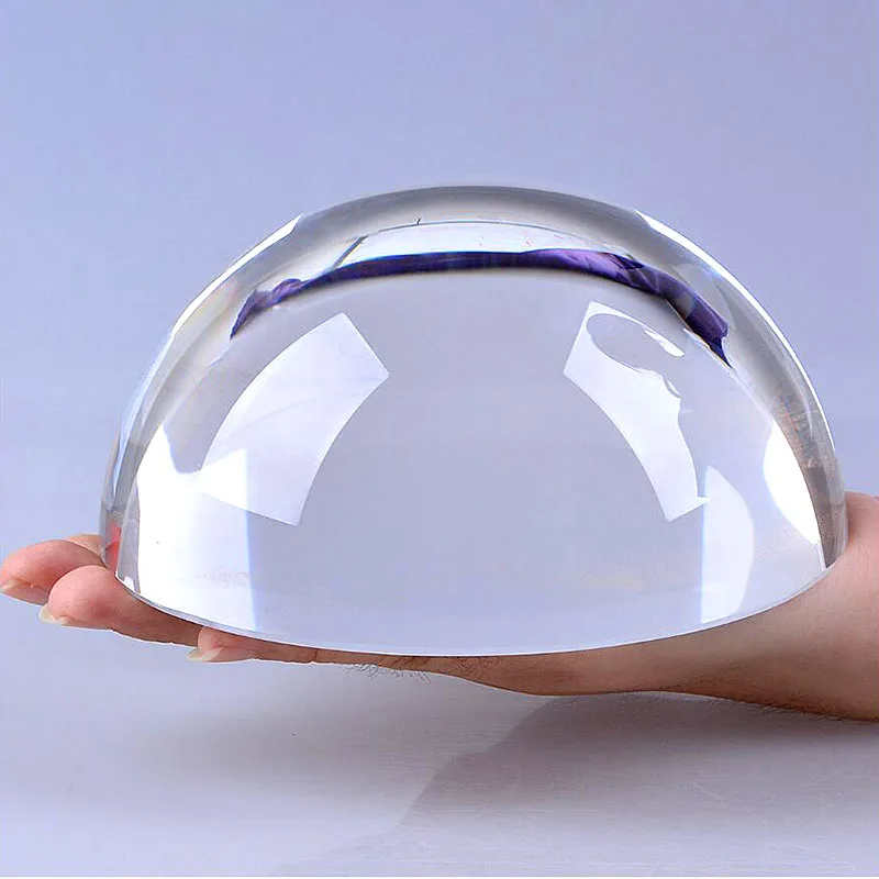 Crystal Hemisphere Glass Half  - Paper Weight Crystal บทวิจารณ์และราคา