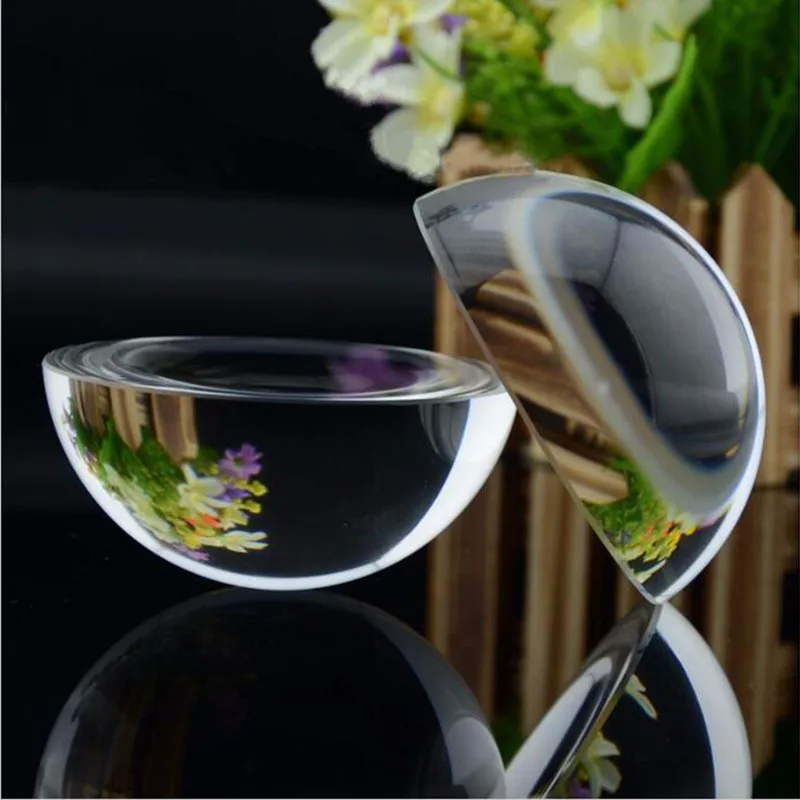 Crystal Hemisphere Glass Half  - Paper Weight Crystal บทวิจารณ์และราคา