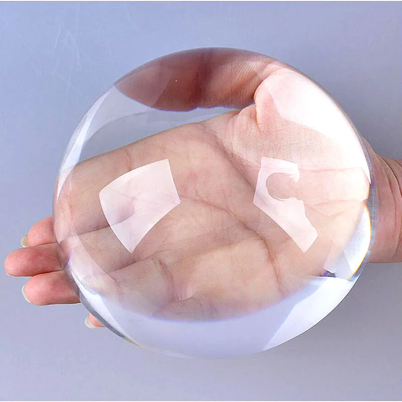 Crystal Hemisphere Glass Half  - Paper Weight Crystal บทวิจารณ์และราคา