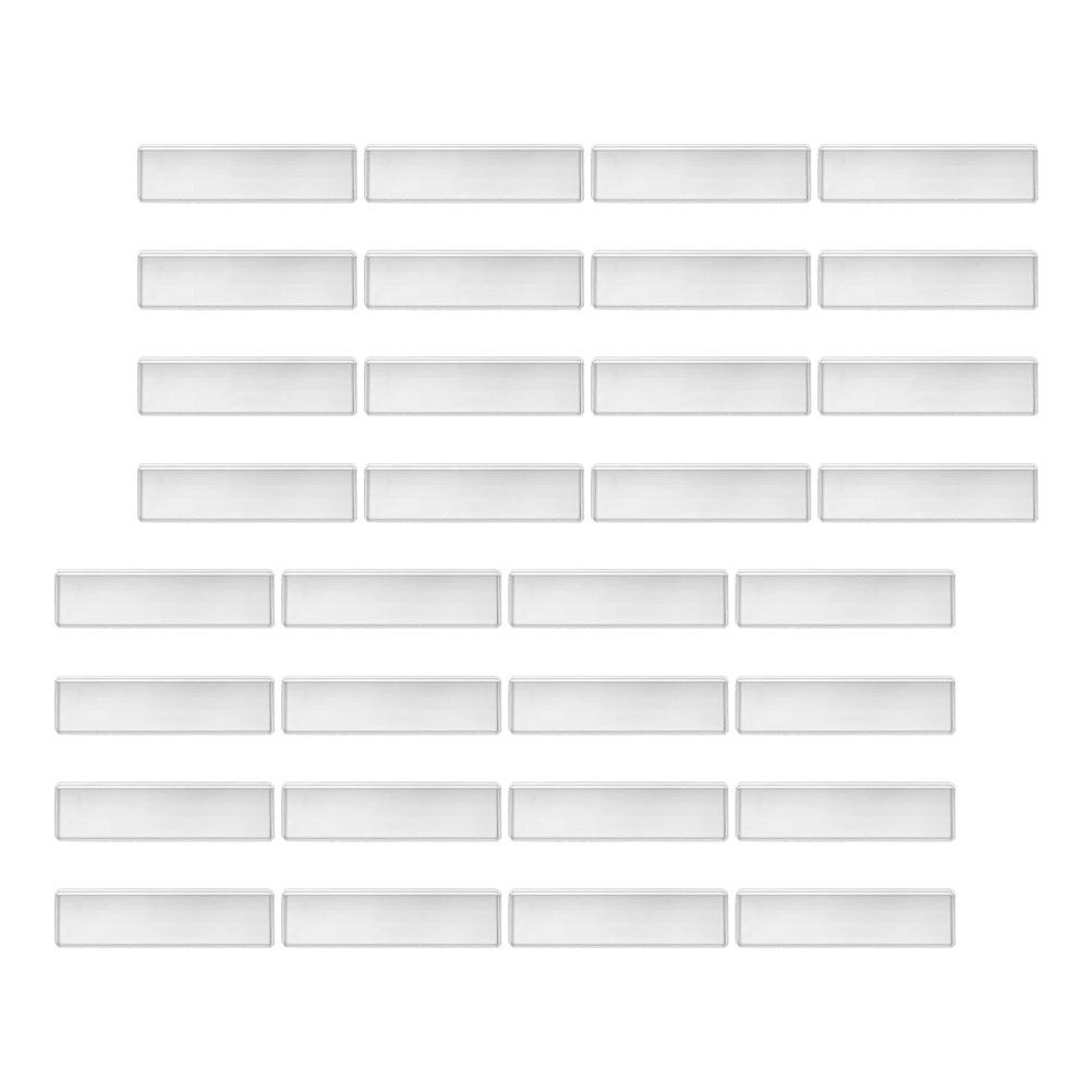 100Pcs Clear Self-Adhesive Lab - Index Card Holder บทวิจารณ์และราคา